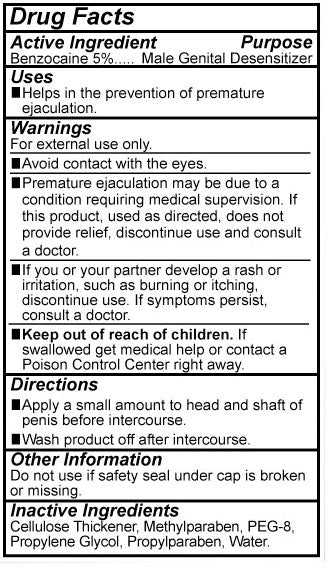 Body Action Prolong Delay Gel for Men - 2.3 Oz