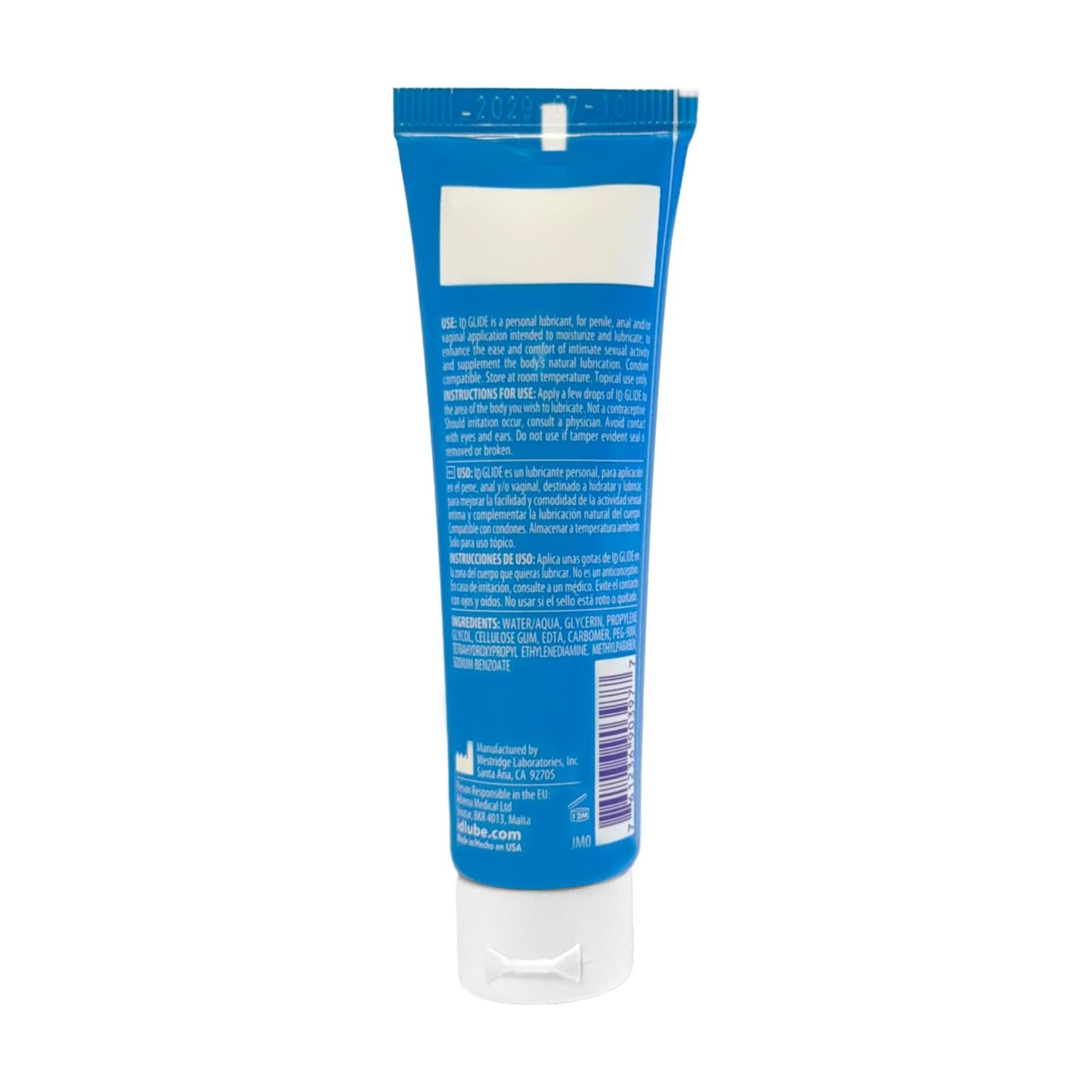 ID Jelly Extra Thick Water Based Lubricant 4 Oz