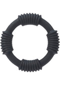 Adonis Silicone Cock Ring Hercules - Black