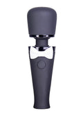 Black Tie Affair Bowtie Silicone Rechargeable Wand - Black/White