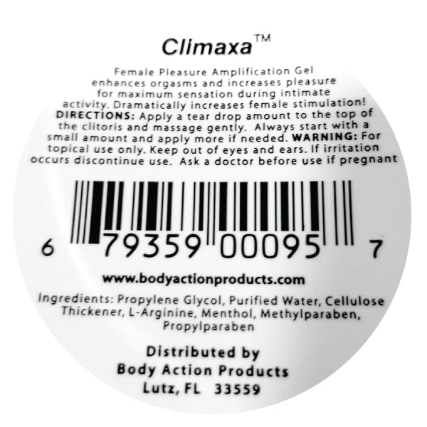 Climax Female Amplification Gel for Women .5 Jar