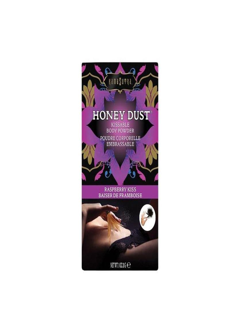Kama Sutra Honey Dust Kissable Body Powder Raspberry Kiss - 1oz