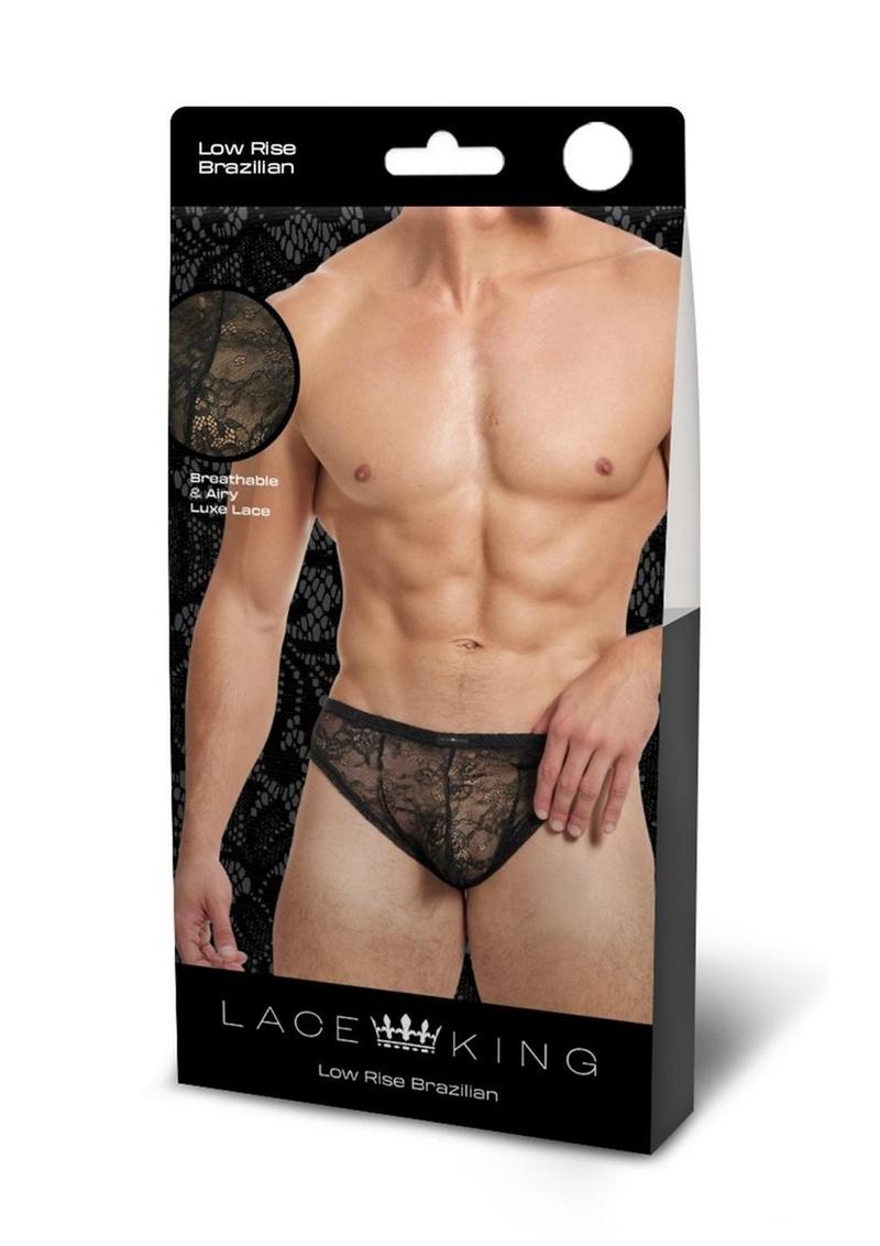 Lace King Lace Bikini - Black - Large/XLarge