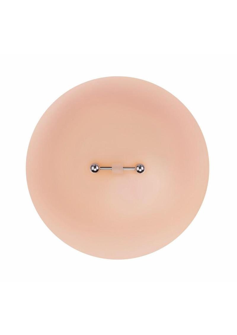 Peekaboo Silicone Pierced Nipple Covers - Vanilla