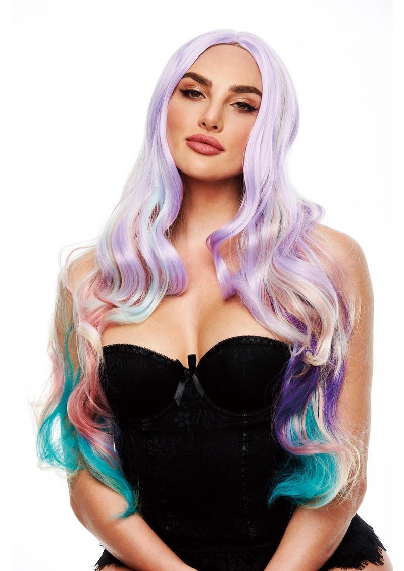 Pleasure Wigs Collection Ella Wig - Multicolor/Pastel Rainbow