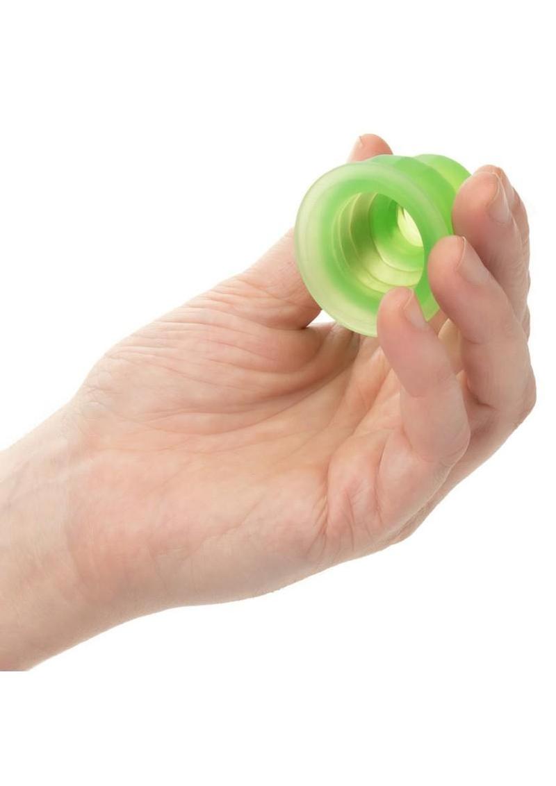Pop Sock Tickler Reversible Textured Stroker