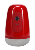 Pumped Vibrobator 10 Function Rechargeable Masturbator - Metallic - Red