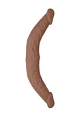 Realrock Skin Realistic Double Dildo - Caramel - 14in