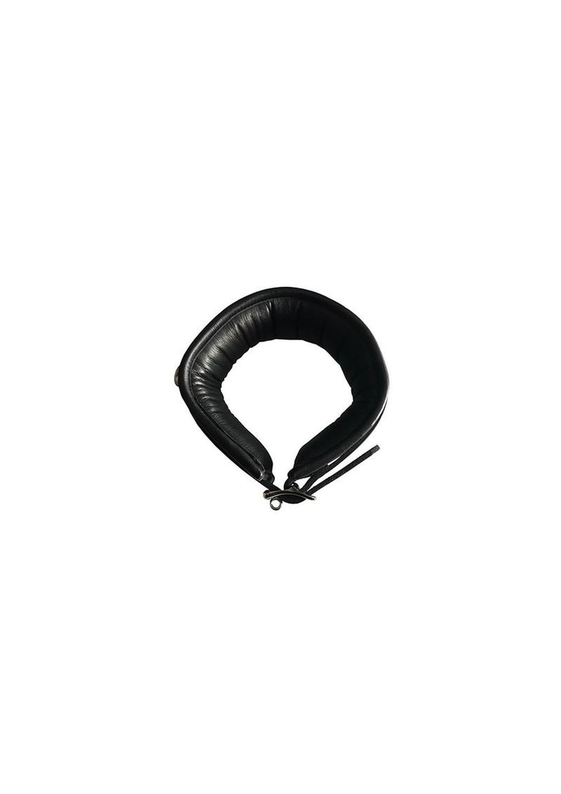 Rouge 3 D-Ring Padded Leather Adjustable Collar