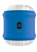 The Royal Masturbator Cylinder Rechargeable - Blue