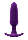 Vedo Bump Plus Rechargeable Silicone Anal Vibrator with Remote Control - Deep Purple/Purple