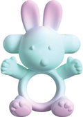 Wet Dreams Buzzy Bunny Rechargeable Silicone Cock Ring - Multicolor