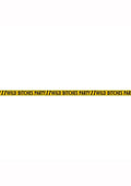 Wild Bitches Party Tape - Black/Yellow - 100ft
